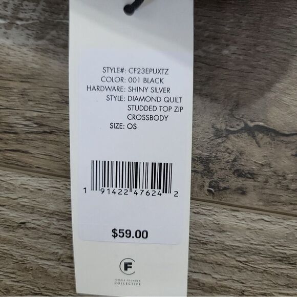 New Rebecca Minkoff Diamond Quilt Studded Crossbody - Picture 5 of 6